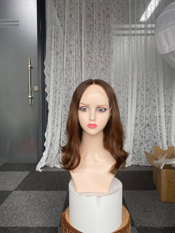 lace top wig	16"	no layer	#6/8hl10	wavy	S	543$