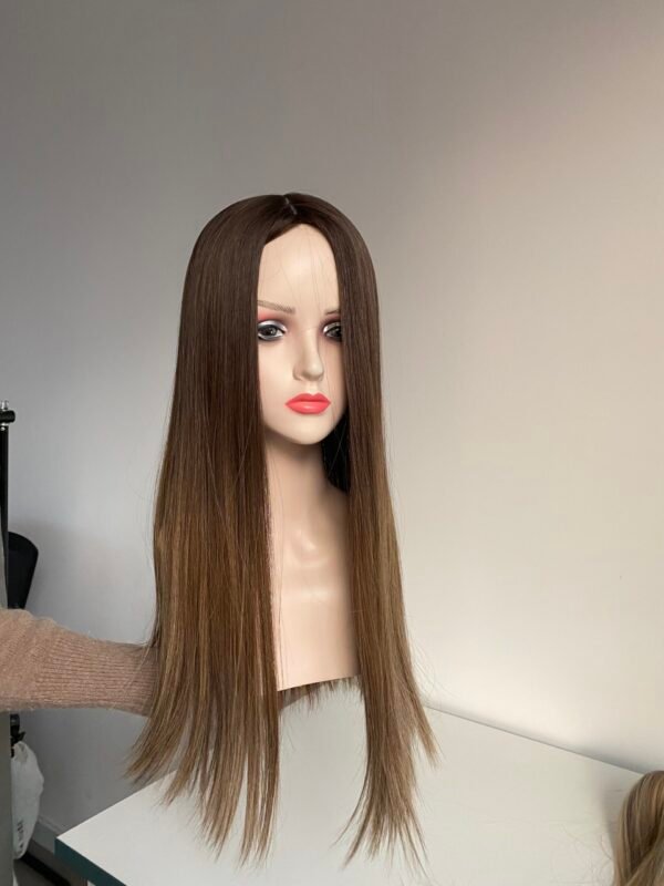 skin top wig 25" #4/b10 no layer staight S cap $769 - 图片 3