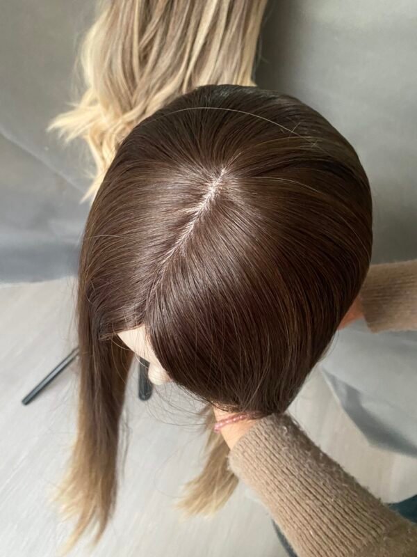 skin top wig 25" #4/b10 no layer staight S cap $769 - 图片 4