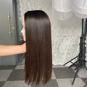 lace front wig 22" #2 slight layer straight M $781