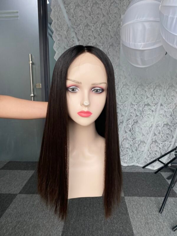 lace front wig 22" #2 slight layer straight M $781 - 图片 5