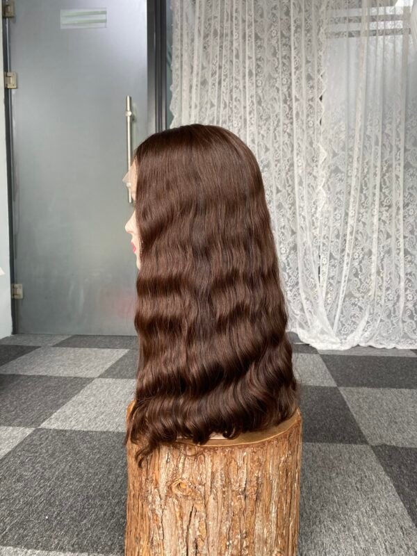 lace top wig 22" #6/8 slight layer wavy M $718 - 图片 2