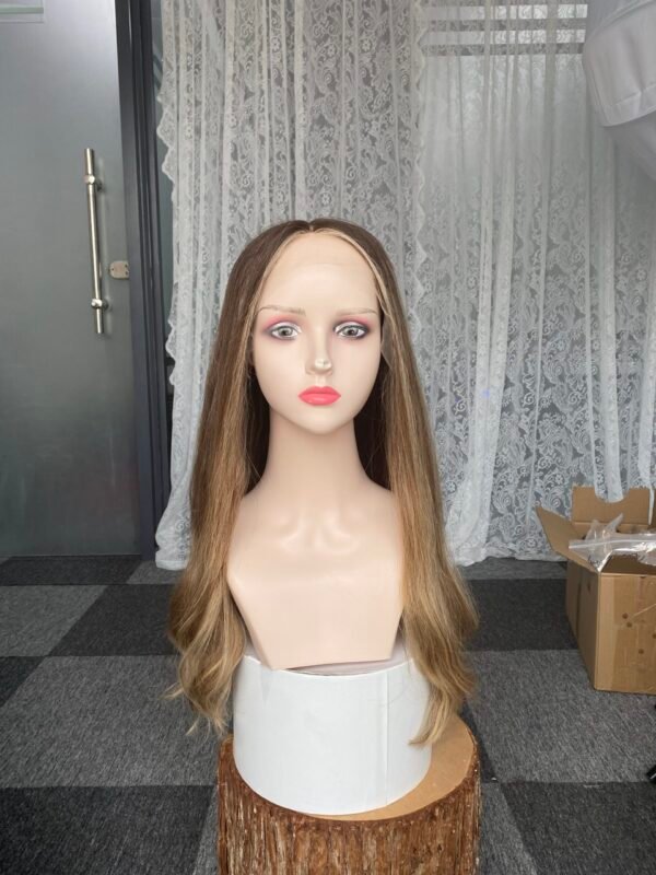 Lace top wig 25" #4/B10/24 Slight layer Wavy L 905$ - 图片 4