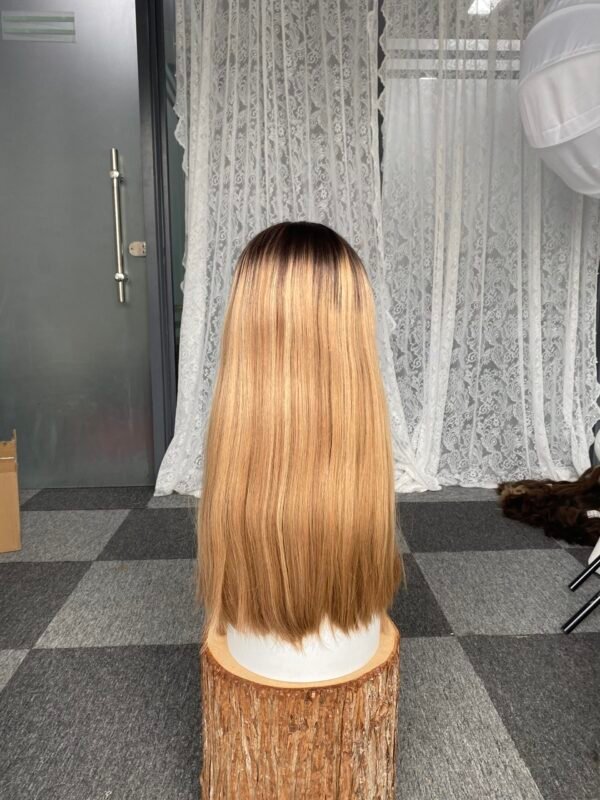 lace top wig 23" #Oral no layer straight S $850