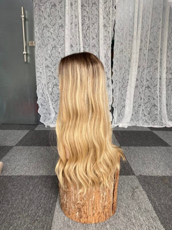 lace top wig 25" #Charlene slight layer straight XL $890 - 图片 2
