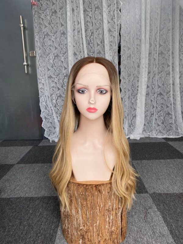 lace top wig 25" #Charlene slight layer straight XL $890 - 图片 4