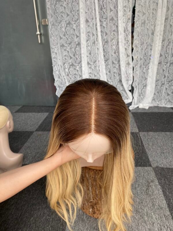 lace top wig 25" #Charlene slight layer straight XL $890 - 图片 3