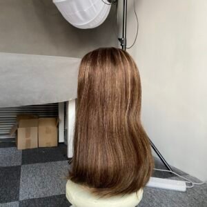 Lace top wig  21" #6/12/16 Slight layer  Straight M 723$