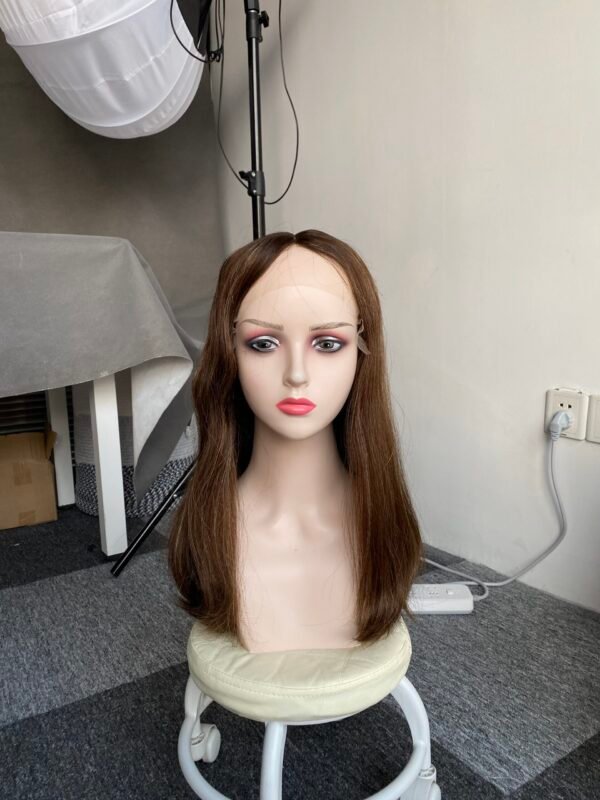 Lace top wig  21" #6/12/16 Slight layer  Straight M 723$ - 图片 2