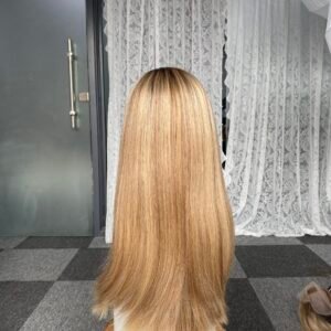 Lace top wig 25" #Charlene Slight layer Straight L 890$