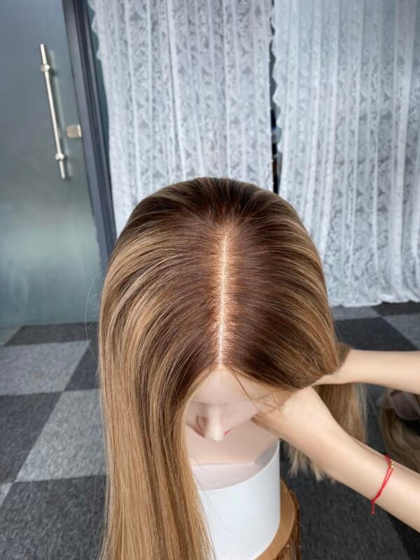 Lace top wig 25" #Charlene Slight layer Straight L 890$ - 图片 5