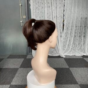Circle hand-tied Ponytail wig 20" #4 big layer staight M cap $347