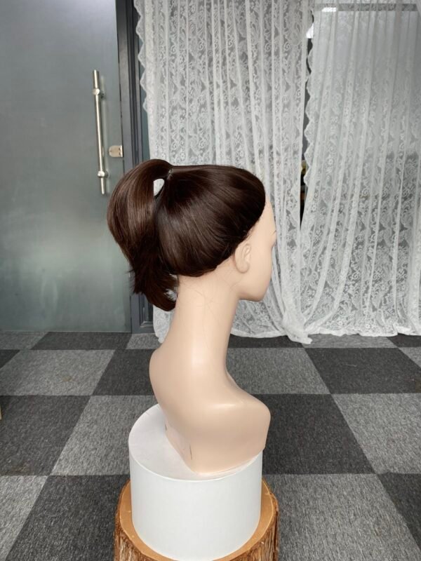 Circle hand-tied Ponytail wig 20" #4 big layer staight M cap $347