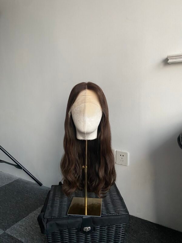 Lace top wig 23" #2HL6HL10 slight layer wavy M cap $818 - 图片 3